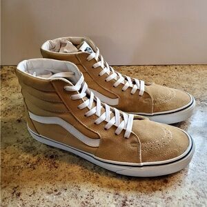 Vans Sk8-Hi Taos Taupe Skate Shoes Size 13
